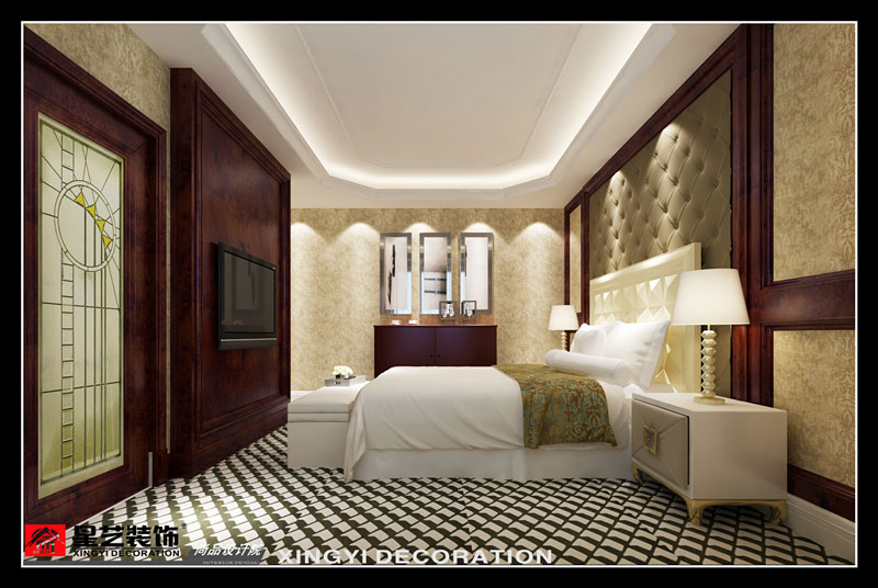 金域酒店豪庭套间设计效果第二张图片