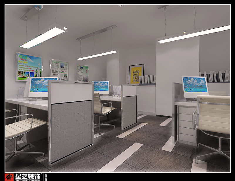 广西中青旅办公室财务室装修设计效果图片